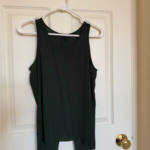 Express Dark Green Tank Top